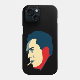 Albert Camus - French Philosophy Existentialist - Red Blue Edition Phone Case