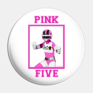 Pink Five Pin