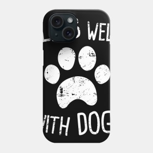 Funny Dog Walking Gift For Dog Walker Phone Case