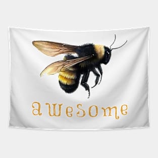 Bee Awesome ~ Yellow Tapestry