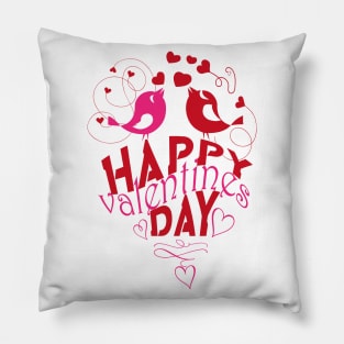 valentines day by chakibium Pillow