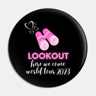 scentsy lookout, here we come, world tour 2023 Pin