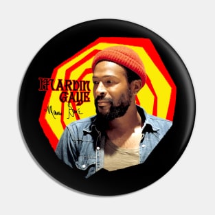 Retro Marvin Gaye Pin