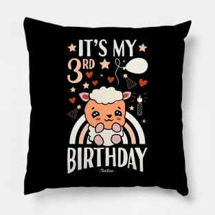 It's My 3rd Birthday Sheep Pillow