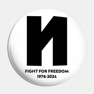 Navalny - Fight For Freedom 1976-2024 Pin