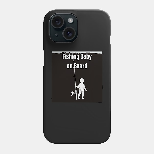 Fishing   baby Phone Case by mursart68