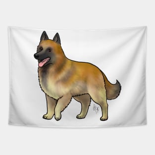 Dog - Belgian Tervuren - Fawn and Black Tapestry