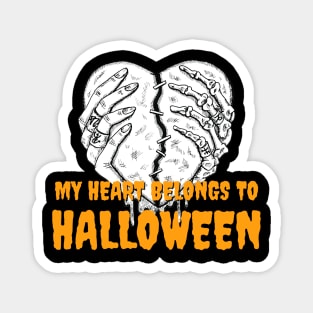 My Heart Belongs To Halloween Magnet