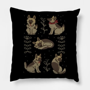 German Shepherd Puppies Pillow