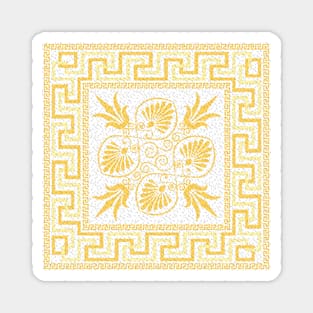 Copy of Golden square Greek ornament Magnet