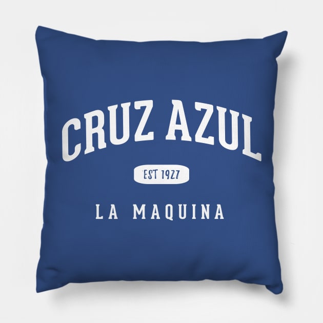 Cruz Azul Pillow by CulturedVisuals