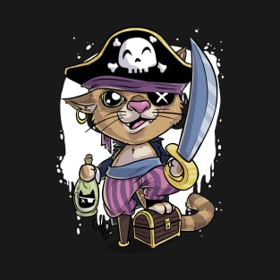 Cat pirate treasure T-Shirt