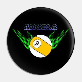 Angela 9 Ball Pin