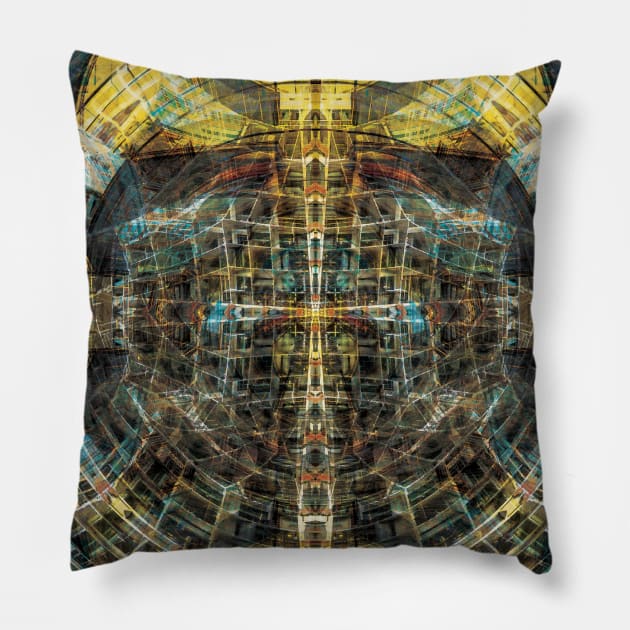 Tesserected Pillow by DavidCentioli