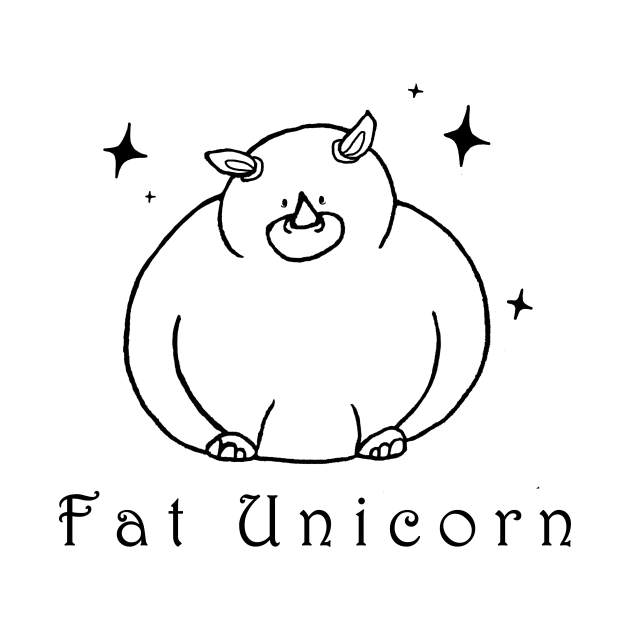 Fat Unicorn by BjorksBrushworks
