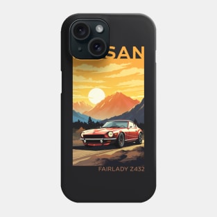 Reviving Legends: The Nissan Fairlady Z432 Homage Design Phone Case