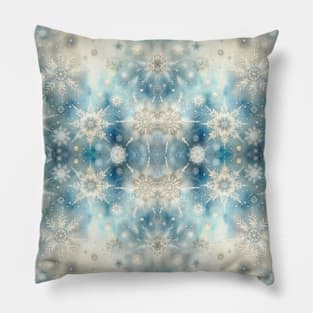 Frost-kissed Luminescence Pillow