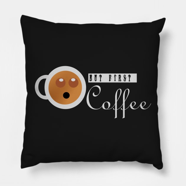 but first coffee Pillow by jaml-12