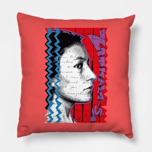 Zitkala-Ša III Close-up Pillow