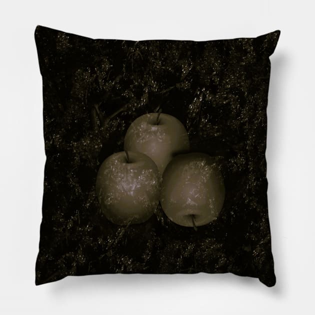 Apples Pillow by Drawing and Drawing Master