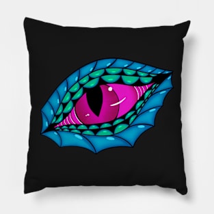 Dragon Eye Digital Art Pillow