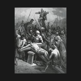 The Crucifixion of Jesus - Gustave Dore T-Shirt