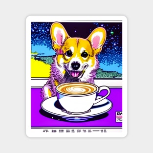 Dog And Coffee Lovers Magnet