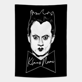 Klaus Nomi / /  Retro Fan Art Design Tapestry