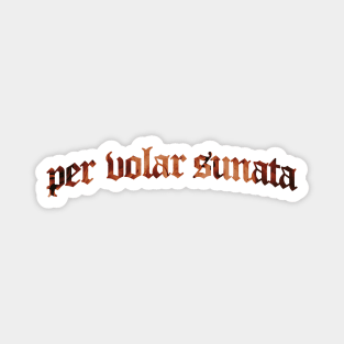 Per Volar Sunata - I Born to Soar Magnet