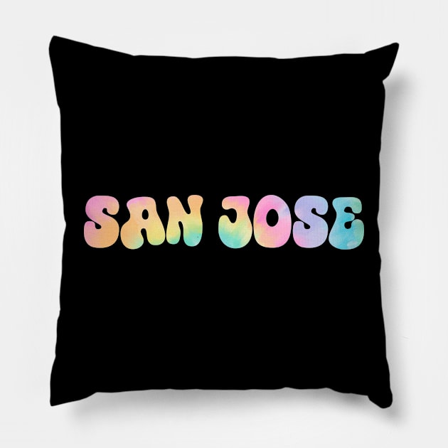 San Jose Pillow by bestStickers