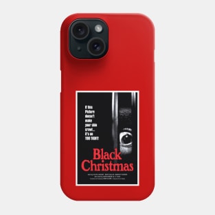 Black Christmas Blackest Movie Poster Phone Case