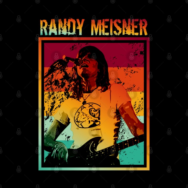 Randy Meisner | Retro poster by Aloenalone