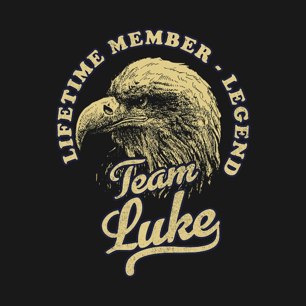 Luke Name - Lifetime Member Legend - Eagle by Stacy Peters Art