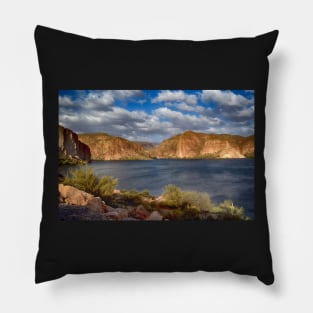 Afternoon At Canyon Lake Pillow