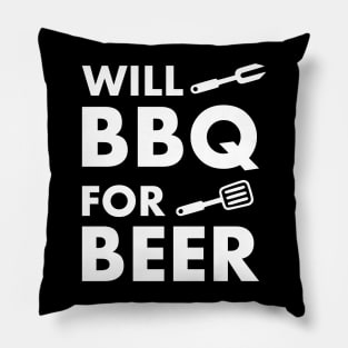 Will BBQ for Beer Pillow