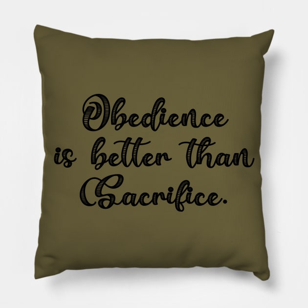 Obedience Pillow by Church Store