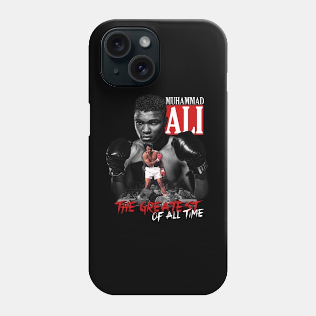 Muhammad Ali The Greatest Of All Time Vintage Phone Case by Stacy Peters Art