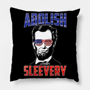 Abraham Lincoln Shirt Funny   4Th Of July Shirt Pillow