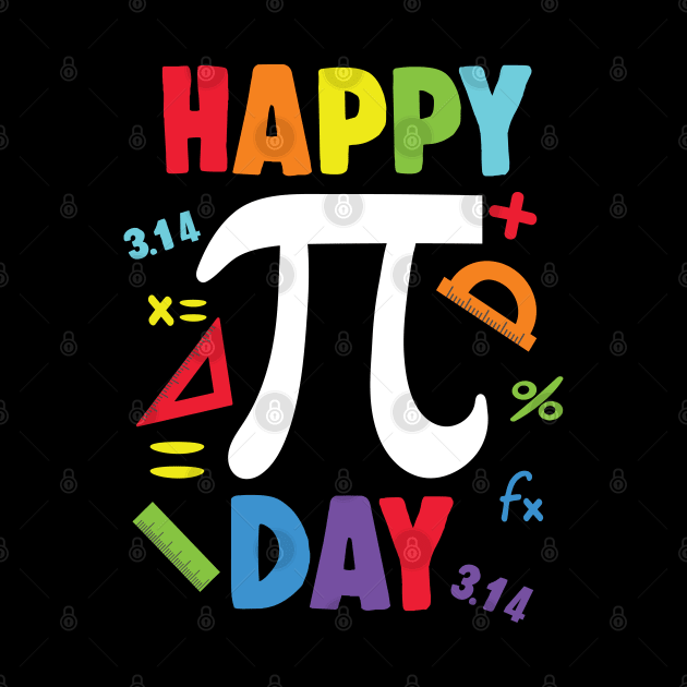 3.14 happy PI Day Pie Day Pi Symbol For Math Lovers and Kids by Uniqueify