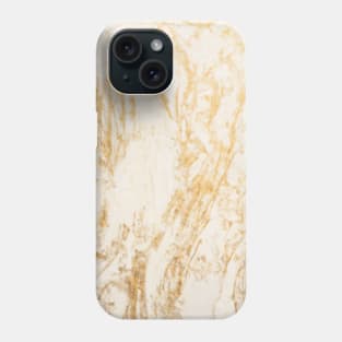 Marble and gold abstract texture Phone Case