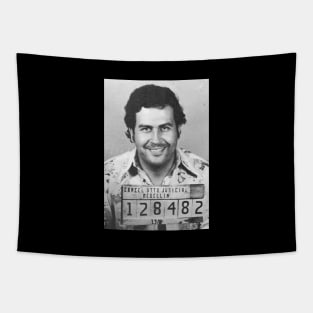 Famous Pablo Escobar Mughsot Tapestry