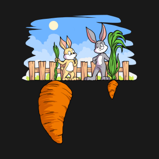 Bunnies With Carrots T-Shirt