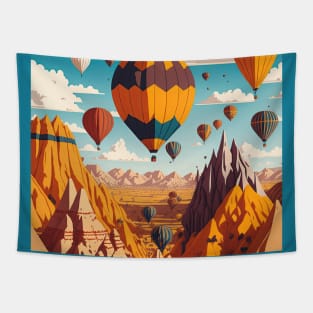 The Cappadocia Hot Air Balloons Tapestry