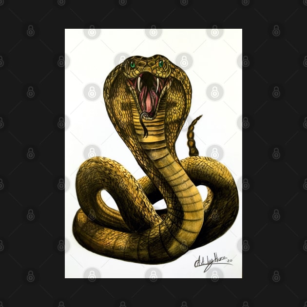 King Cobra Snake by Artbythree