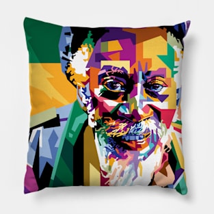 Bunny Wailer Portrait Pop Art Pillow