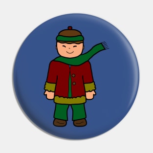 Christmas Boy Freezing Pin