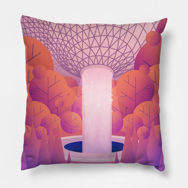 Waterfall Pillow by theladyernestember