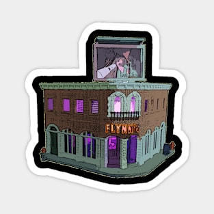 Flynn's Arcade Building Magnet