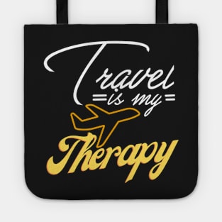 Travel is my Therapy Tote