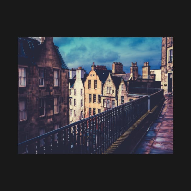 Old Town Edinburgh Buildings by mrdoomits